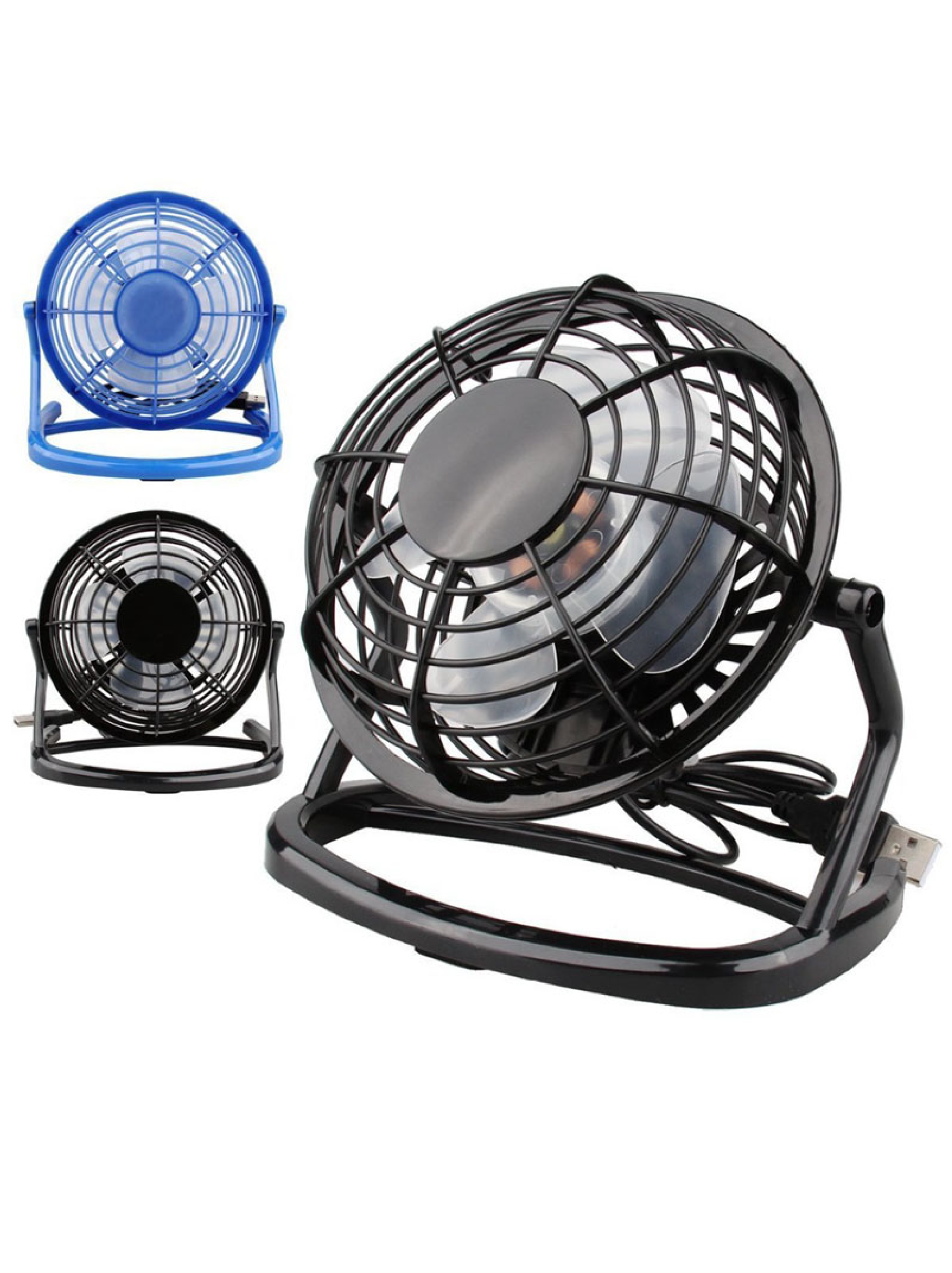 Mini USB Desk Fan Cooling Air Super Quiet Portable For Laptop Computer