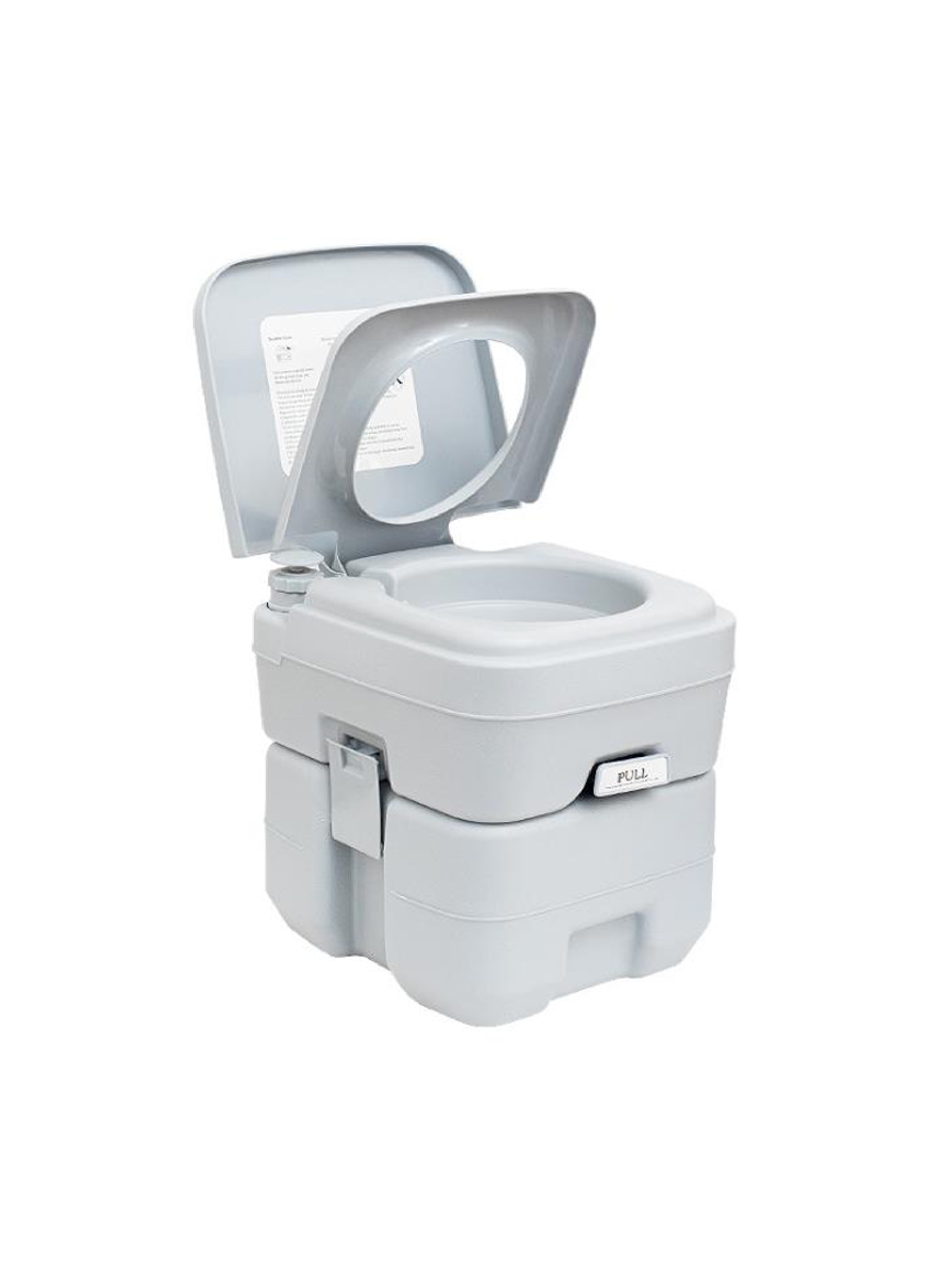 Portable Toilet Flush Travel Camping Commode Potty Outdoor/Indoor 5 Gallon 20L