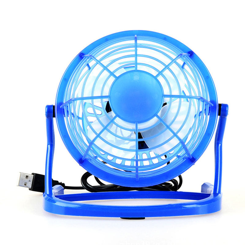 Mini USB Desk Fan Cooling Air Super Quiet Portable For Laptop Computer