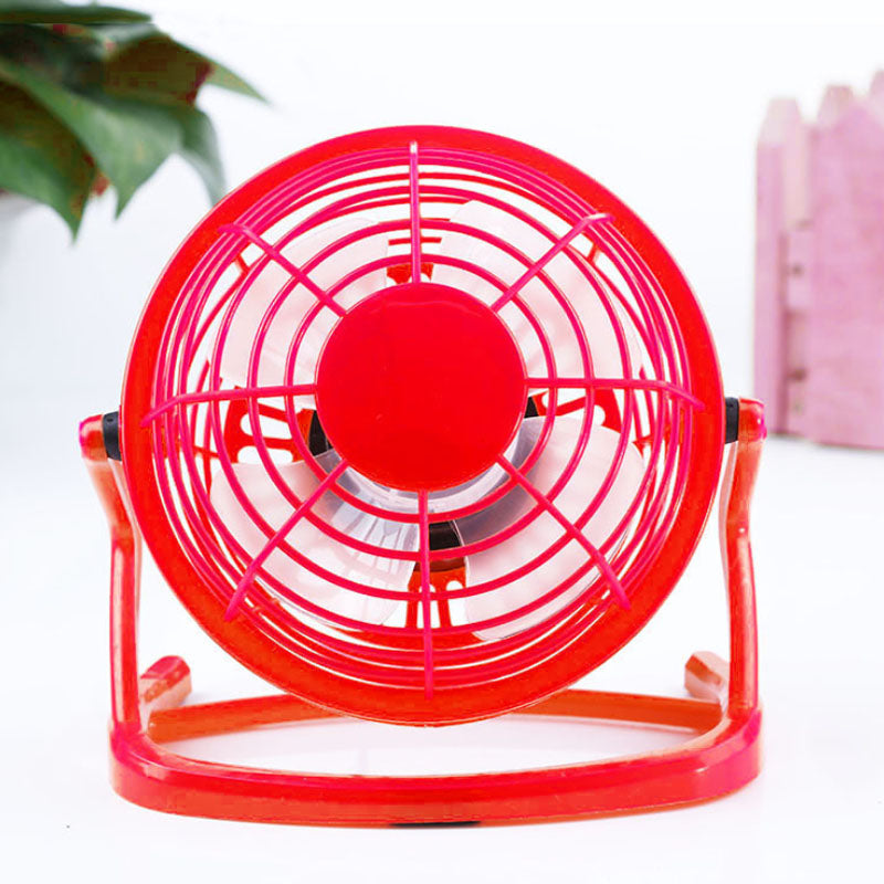 Mini USB Desk Fan Cooling Air Super Quiet Portable For Laptop Computer